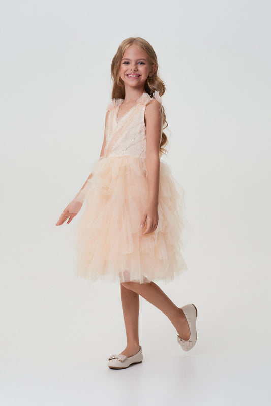 Multi-tiered Skirt Dress
