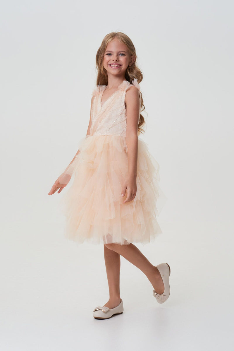 Multi-tiered Skirt Dress