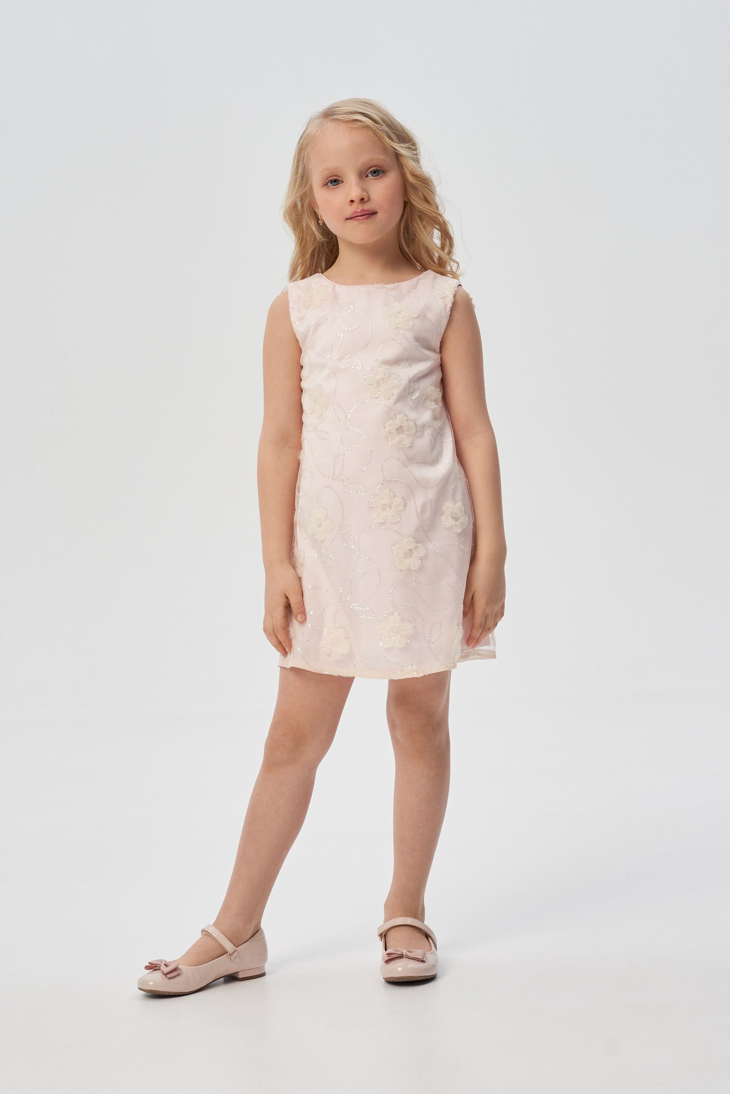 Pleated Mesh Smart Dress