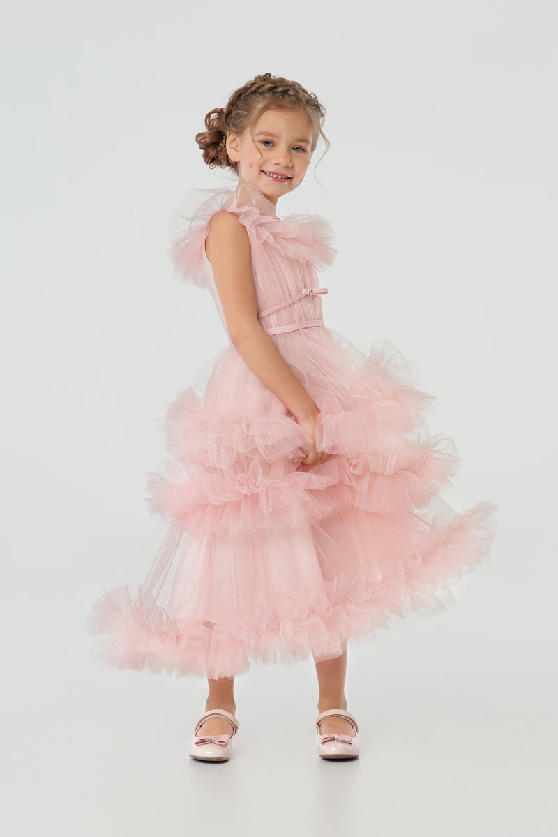 Puffy Ruffles Smart Dress
