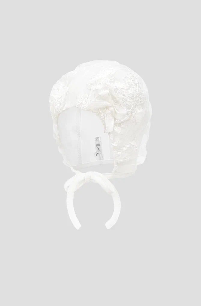 Lace Decorated Set (Overall and Bonnet)