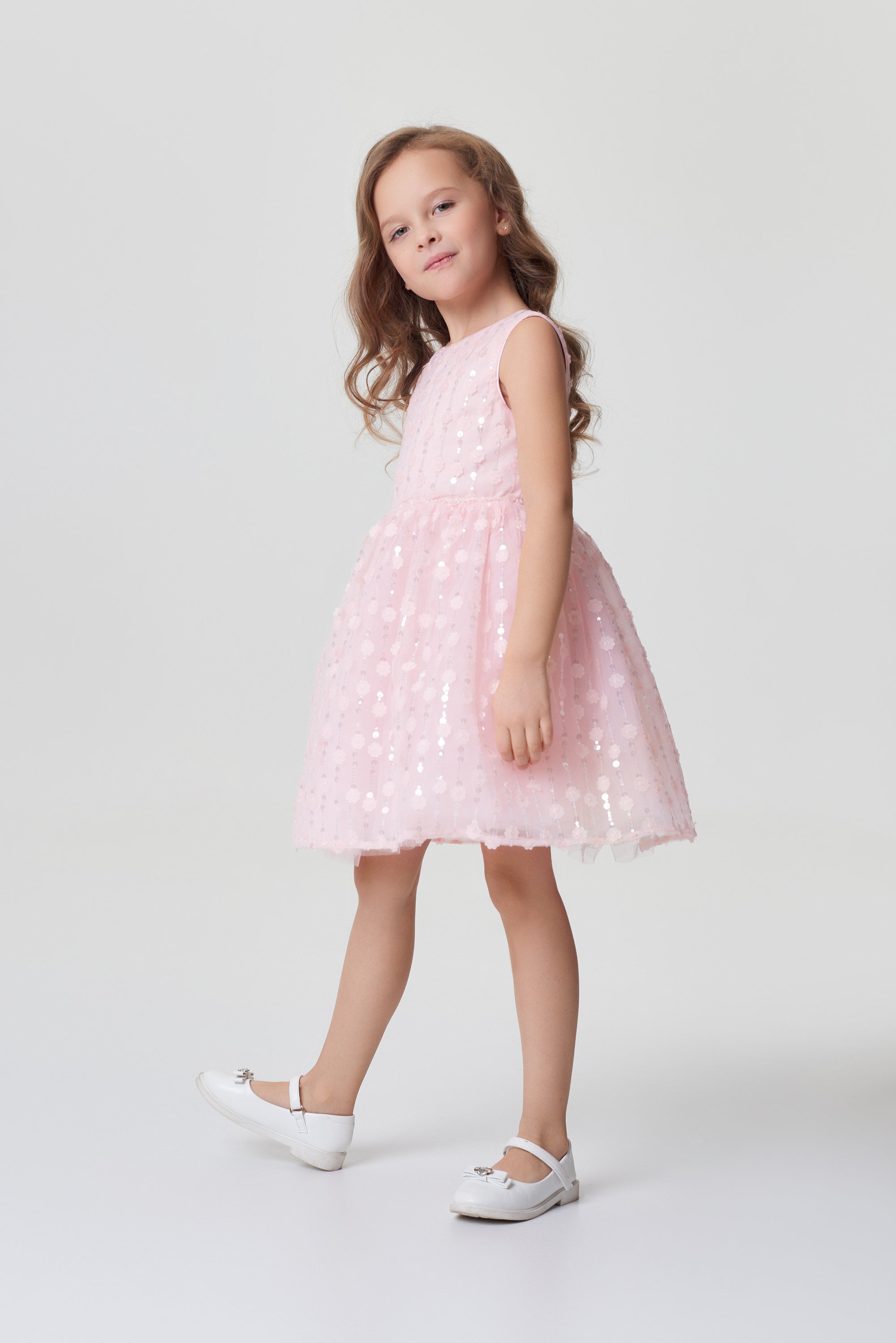 Flowers and Sequins Dress