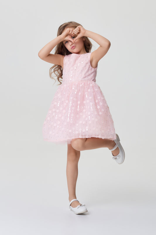 Flowers and Sequins Dress