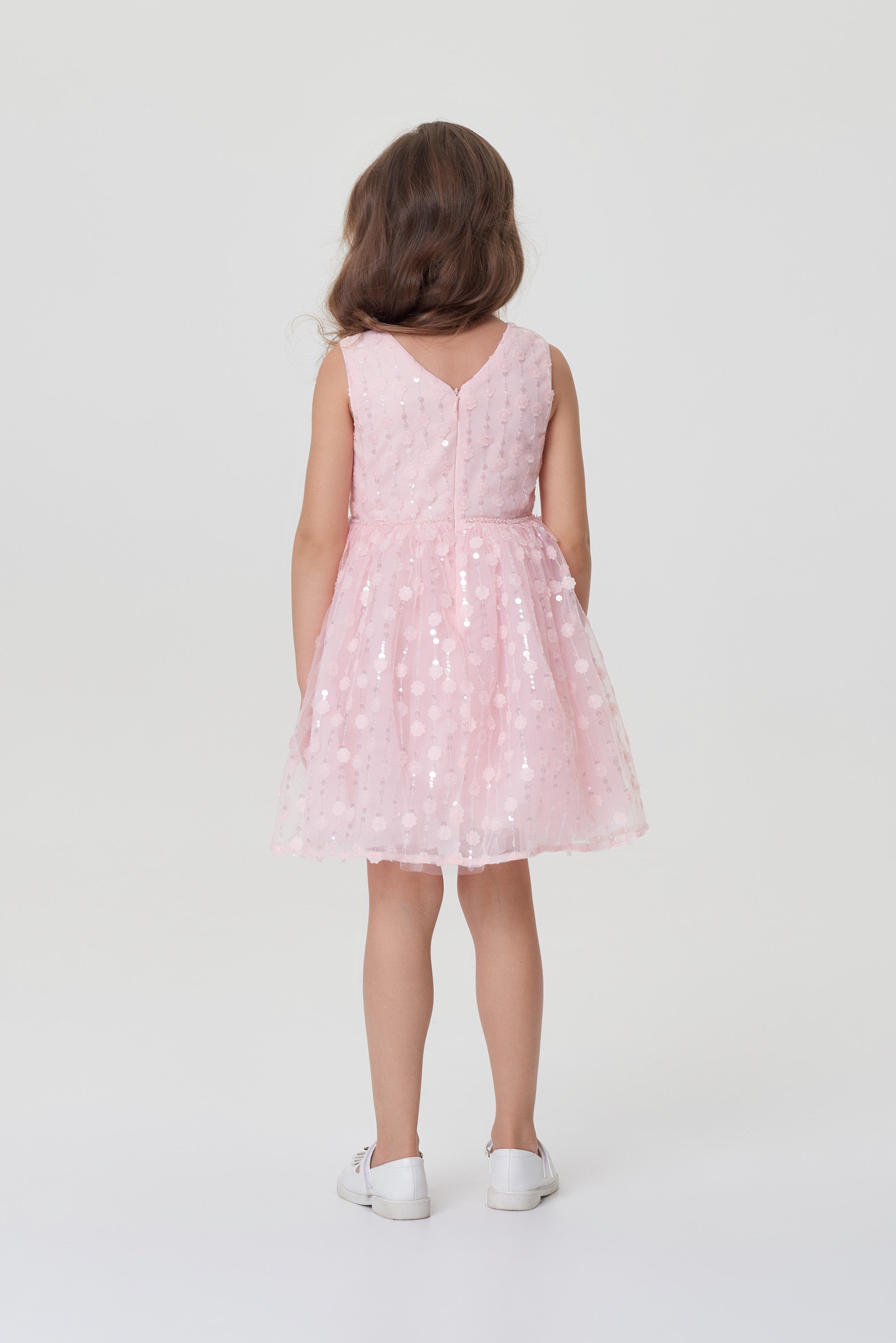 Flowers and Sequins Dress