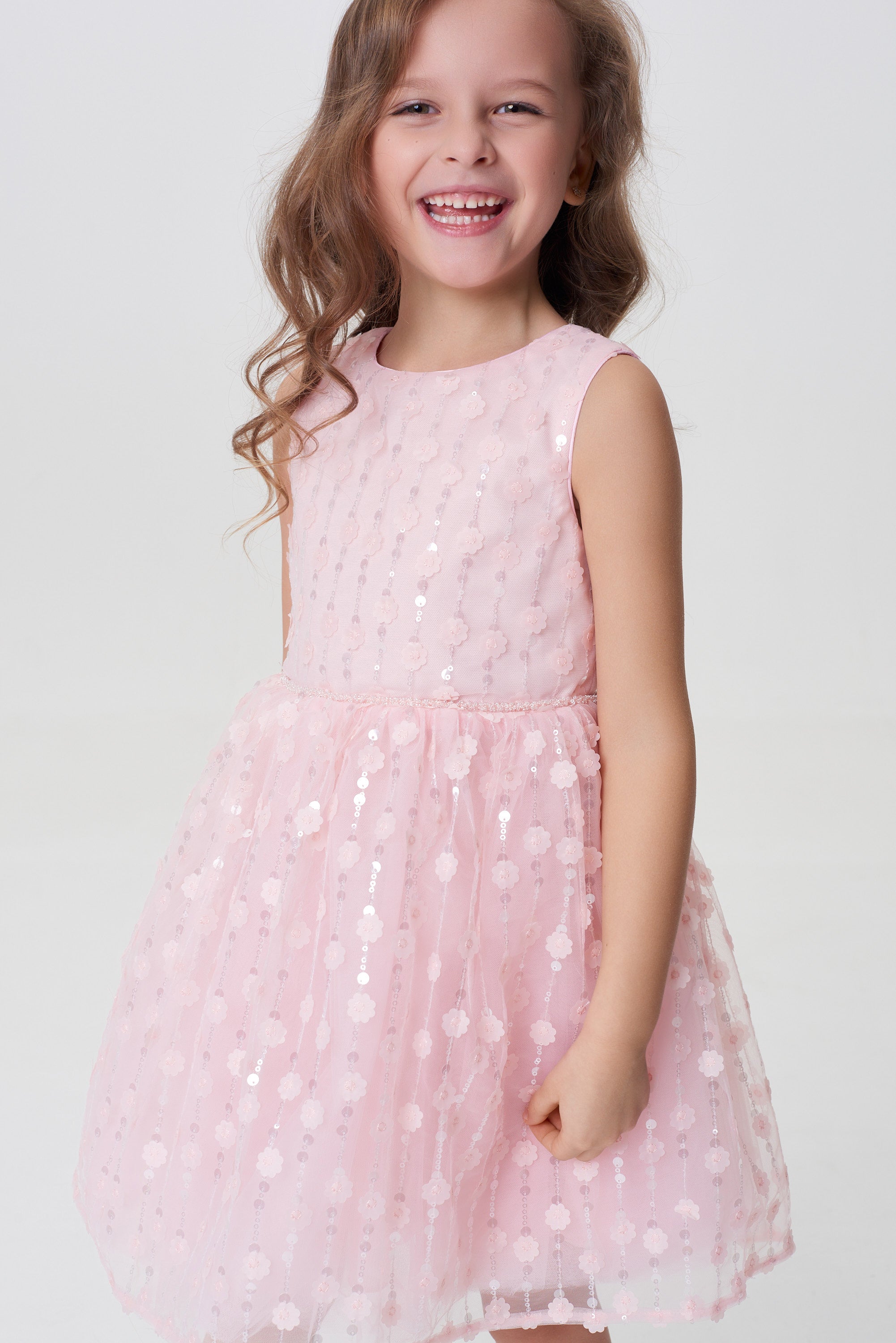 Flowers and Sequins Dress