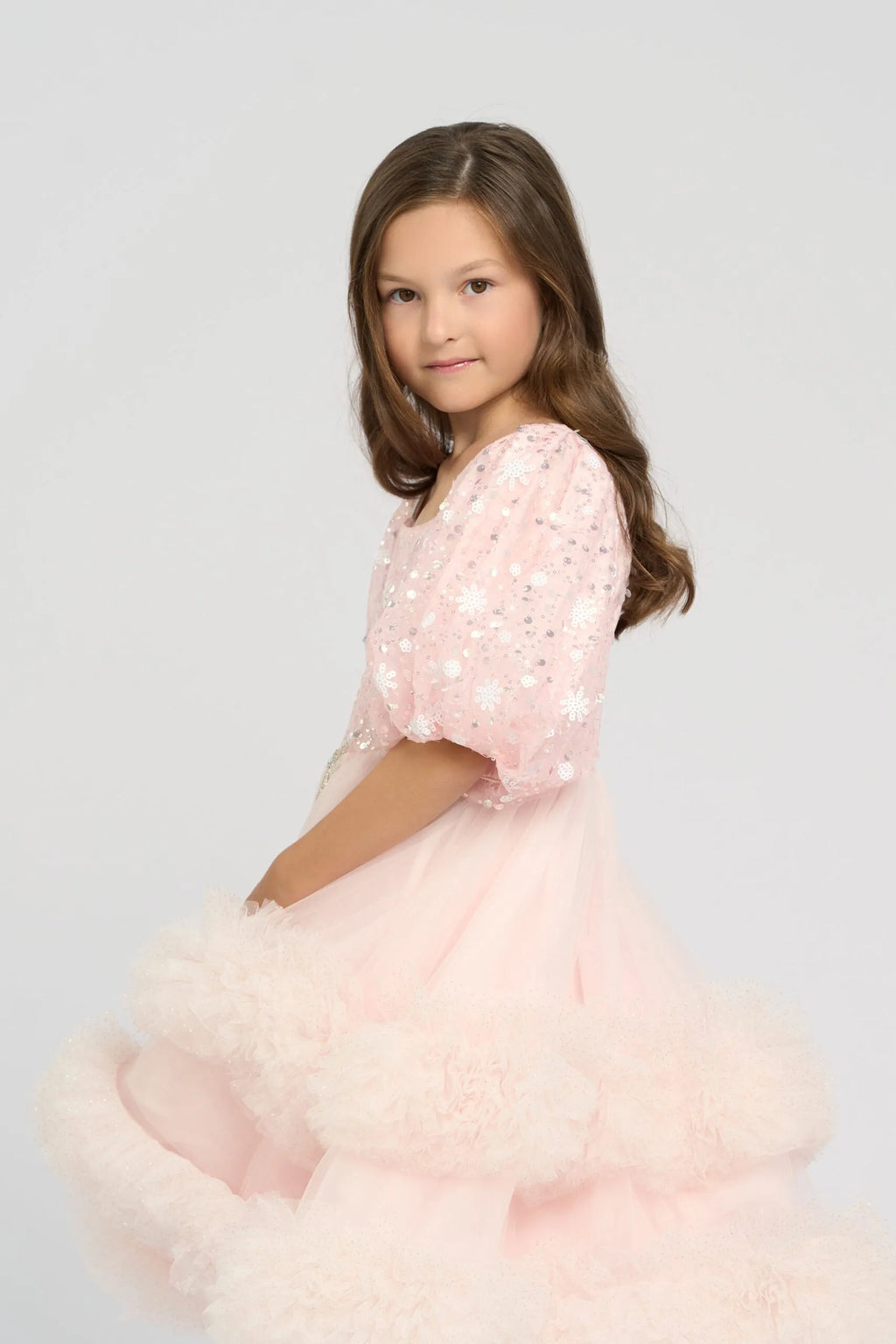 Elegant Flouncy Skirt Dress