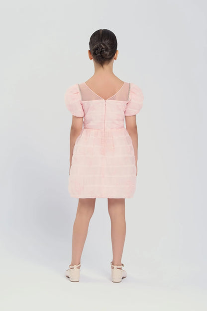 Smart Pink Lace Dress
