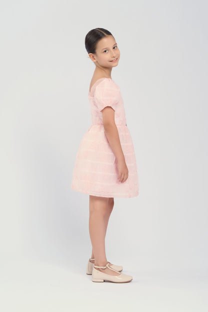 Smart Pink Lace Dress
