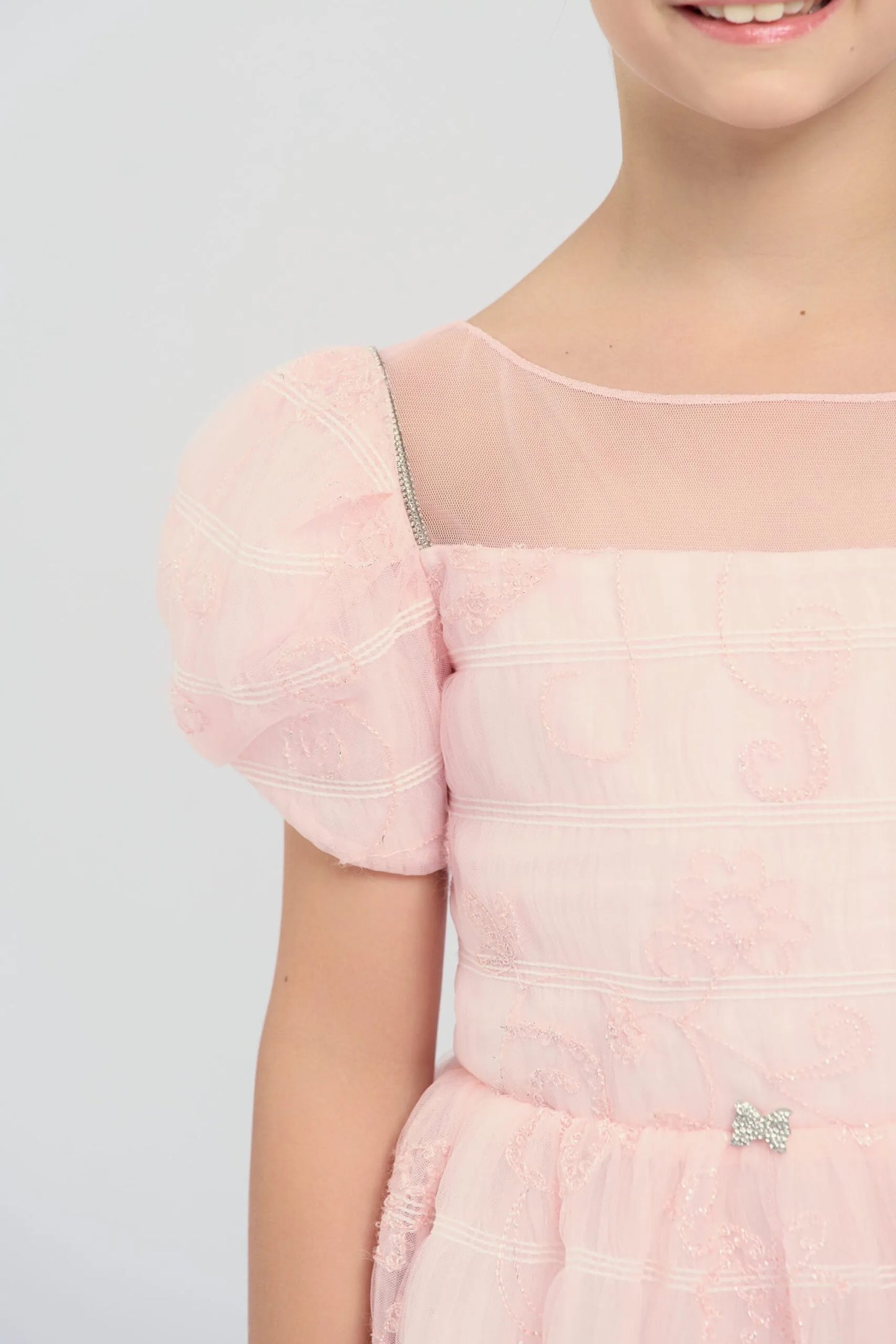 Smart Pink Lace Dress