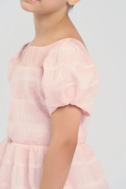 Smart Pink Lace Dress