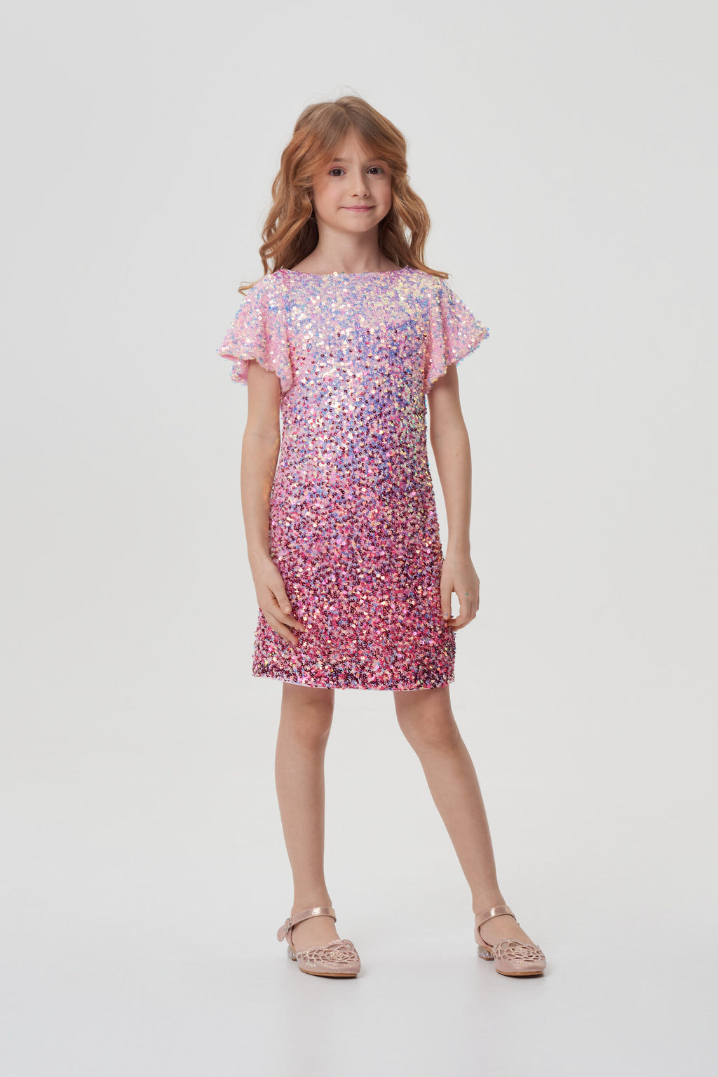 Gradient Sequins Coctail Dress