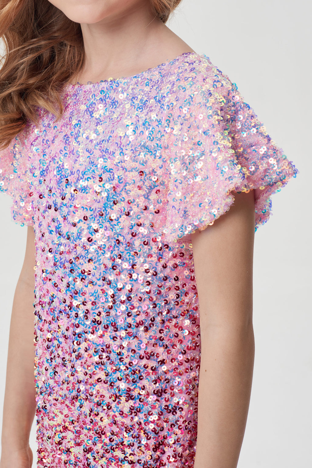 Gradient Sequins Coctail Dress