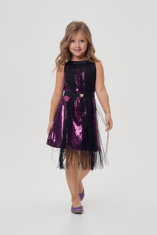 Smart Fringe Decorated Dress