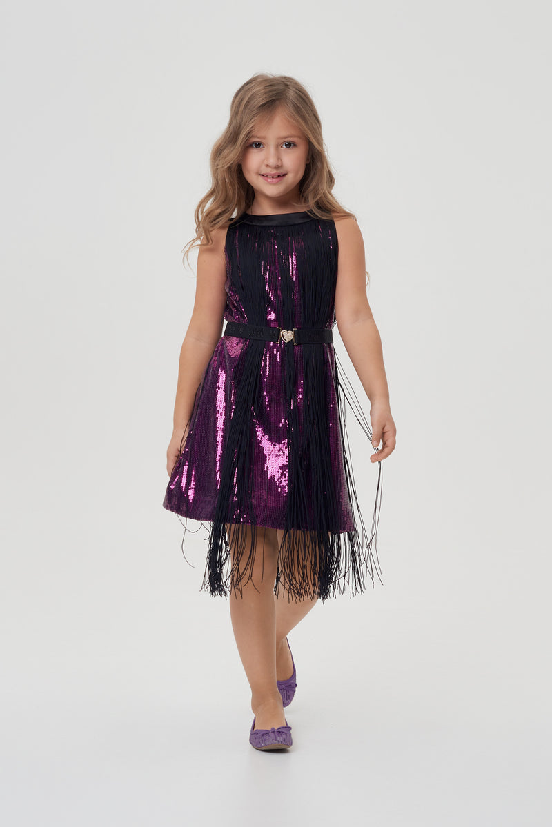 Smart Fringe Decorated Dress