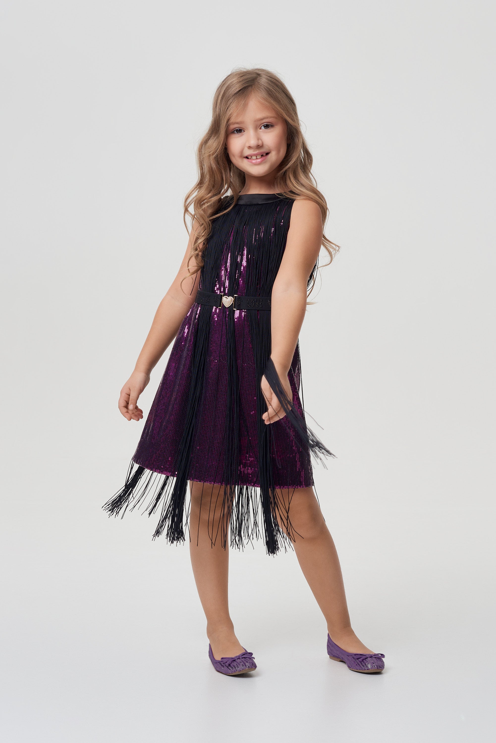 Smart Fringe Decorated Dress
