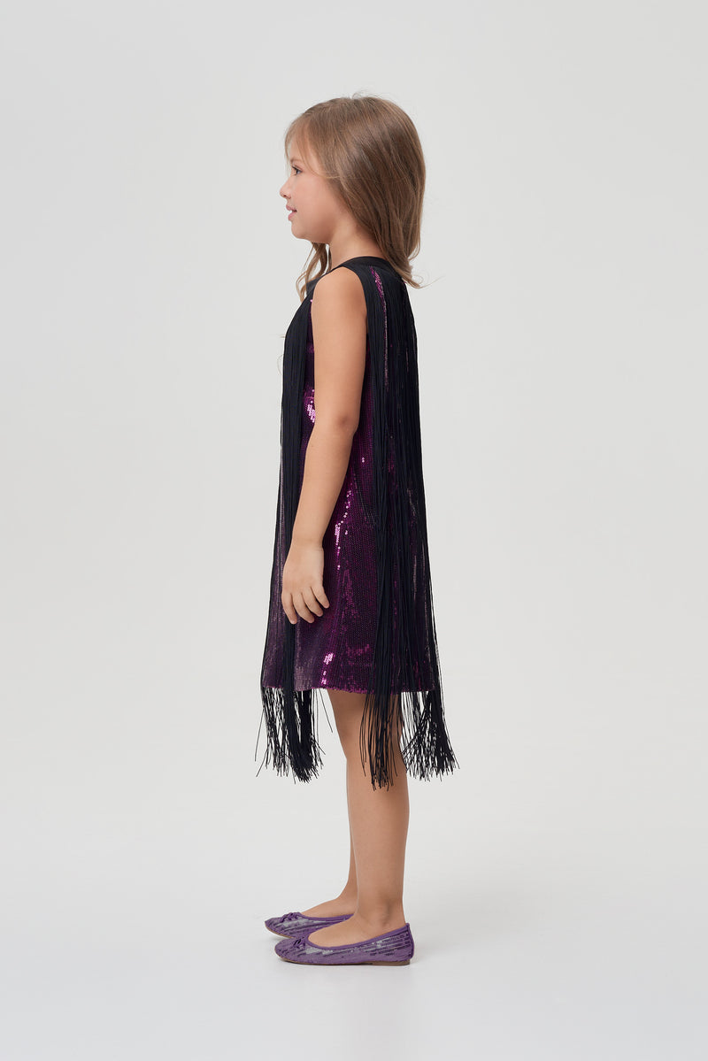 Smart Fringe Decorated Dress