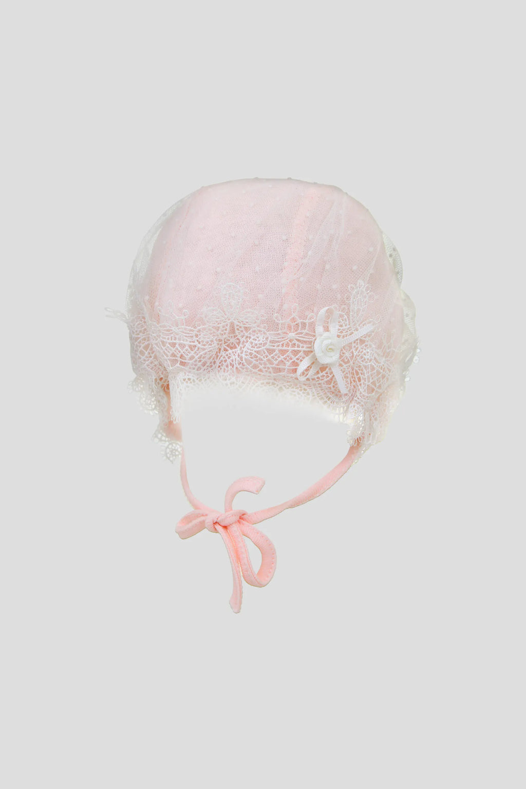 Elegant Princess Set with French laces, pink