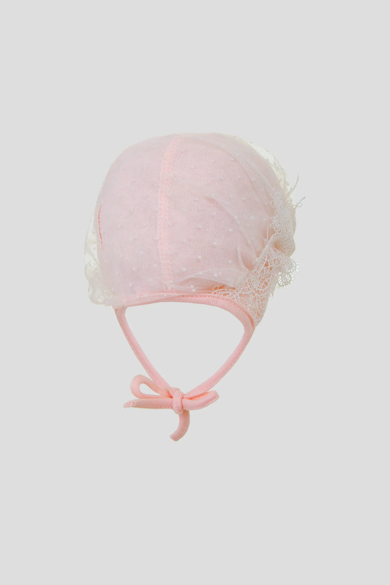 Elegant Princess Set with French laces, pink