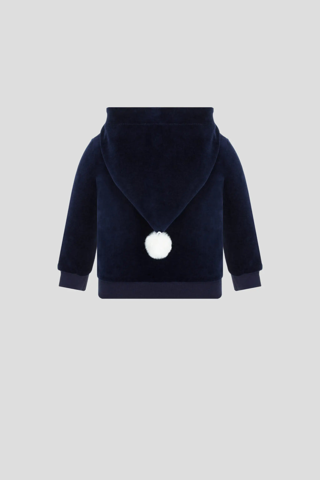 Jolly Season Velour Tracksuit with hood and pompom for baby