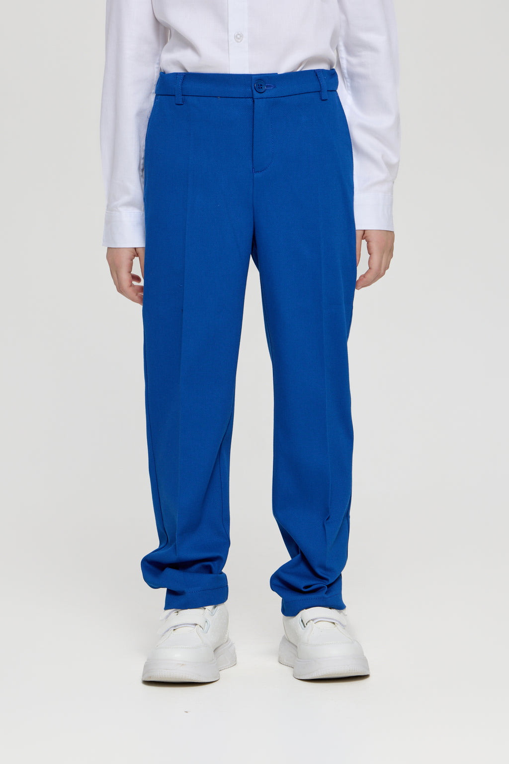 Trousers, cornflower blue