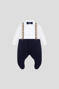 Smart Party Overall, blue/ecru