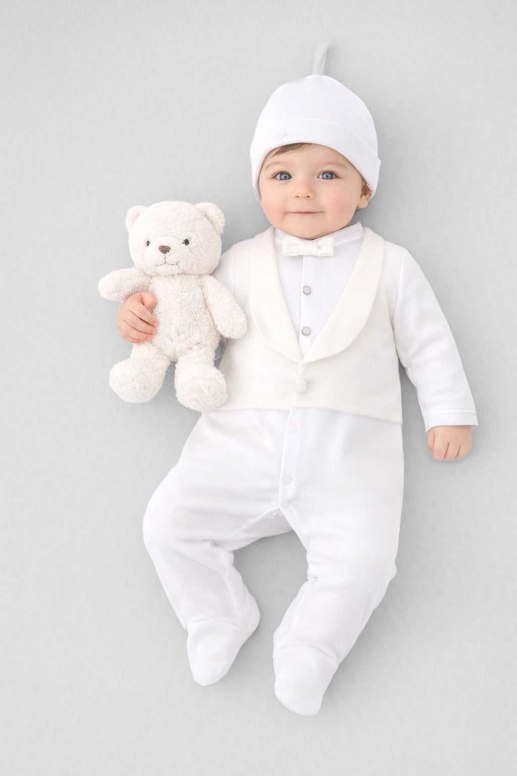 Elegant Tuxedo Set, ecru