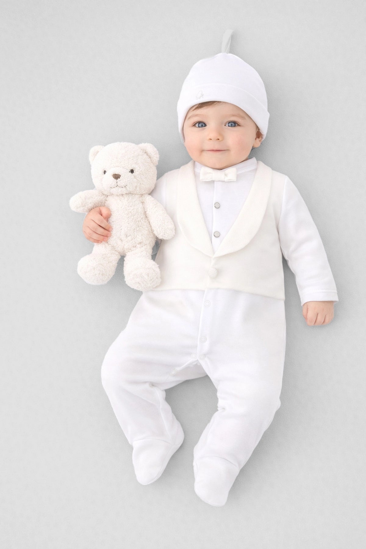 Elegant Tuxedo Set, ecru