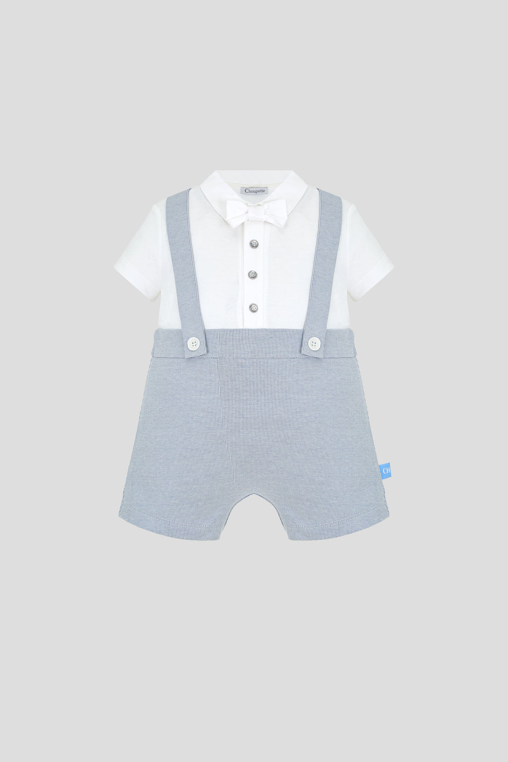 Bow-tie decorated romper