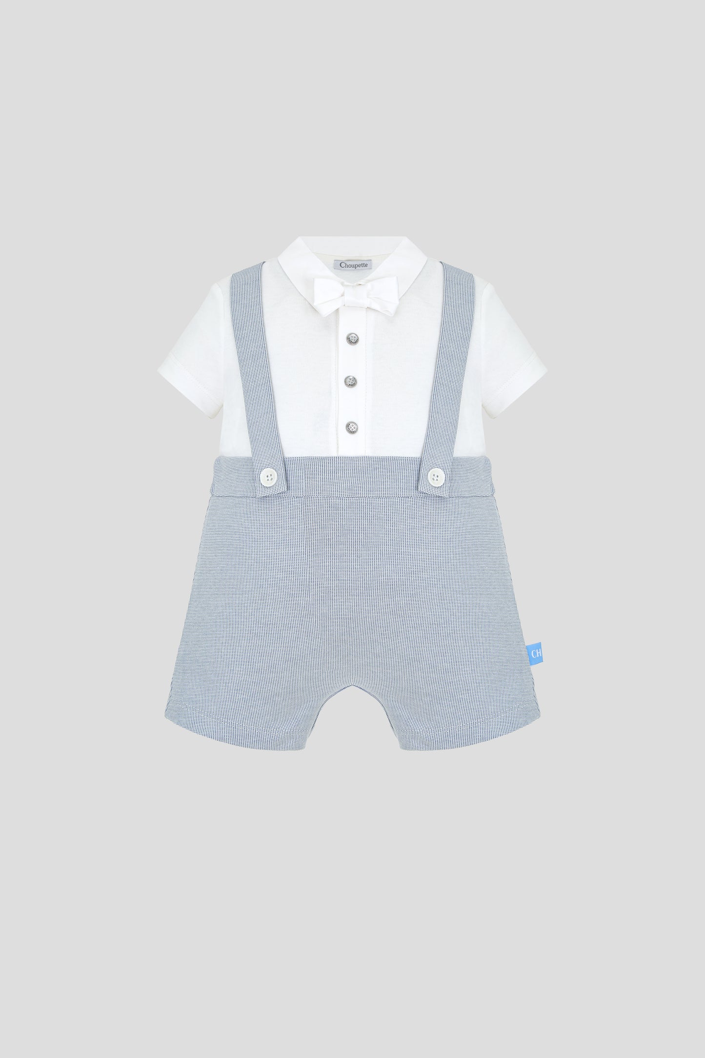 Bow-tie decorated romper