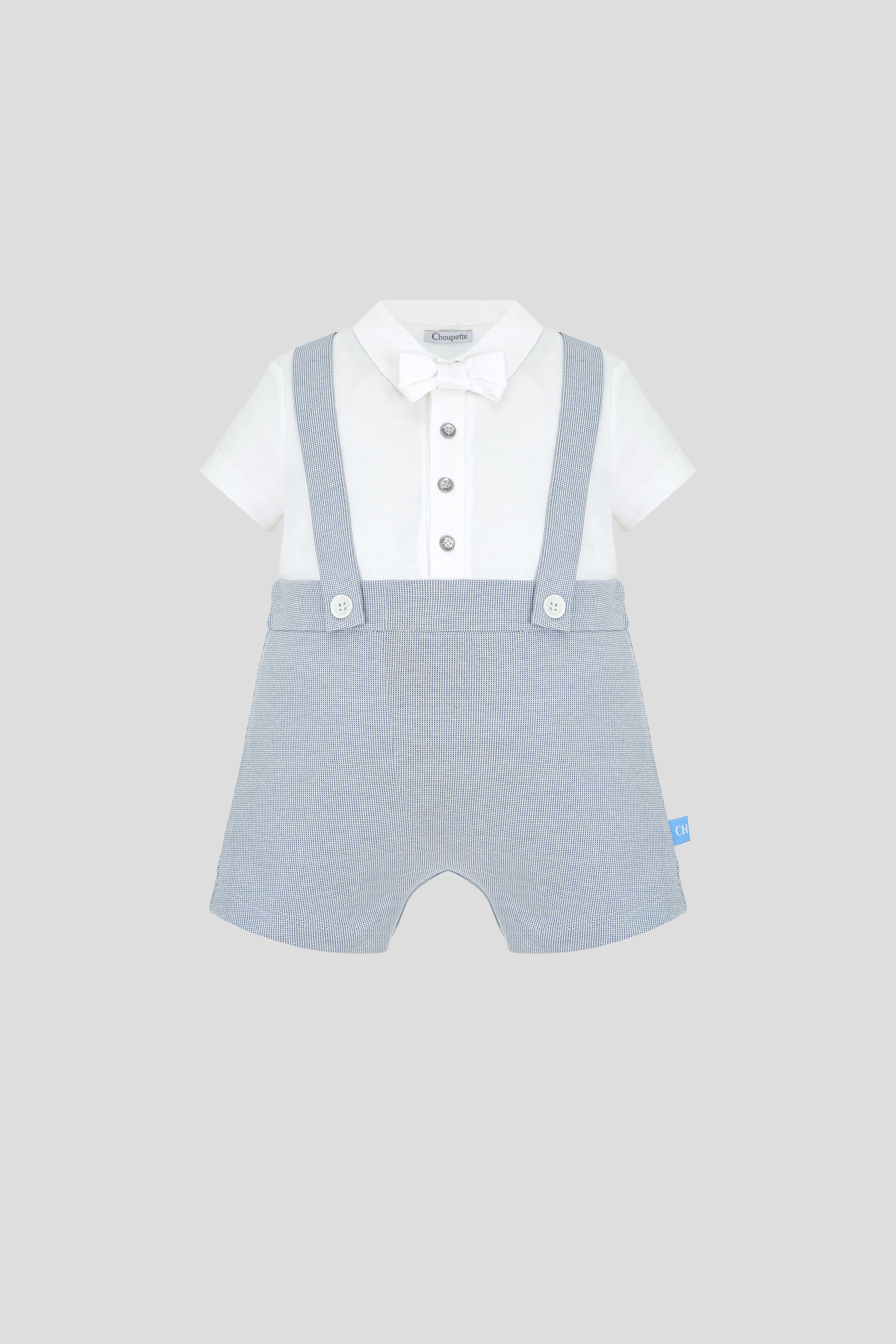 Bow-tie decorated romper