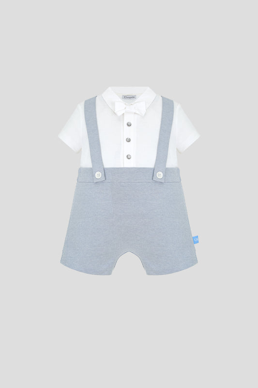 Bow-tie decorated romper