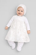 Cotton Newborn Set with Lace Trim
