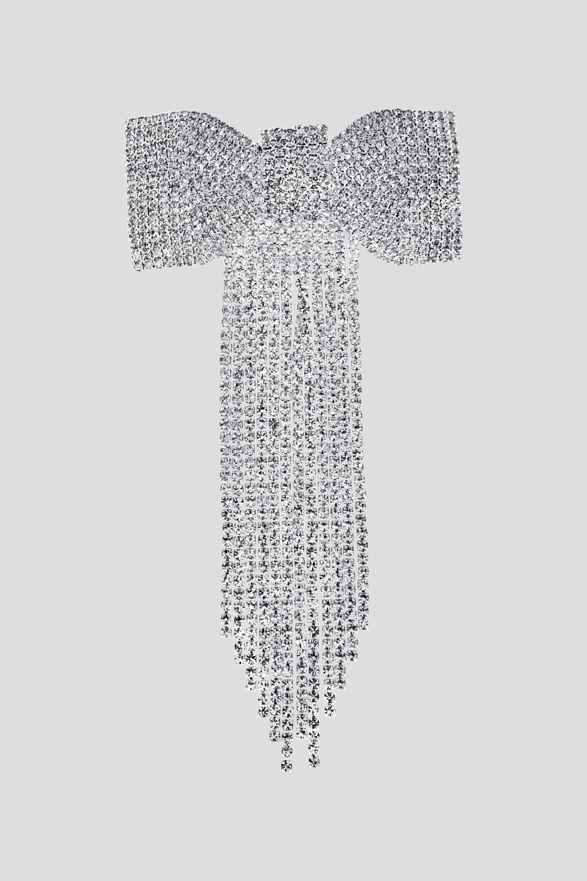 Silver Crystal Bow
