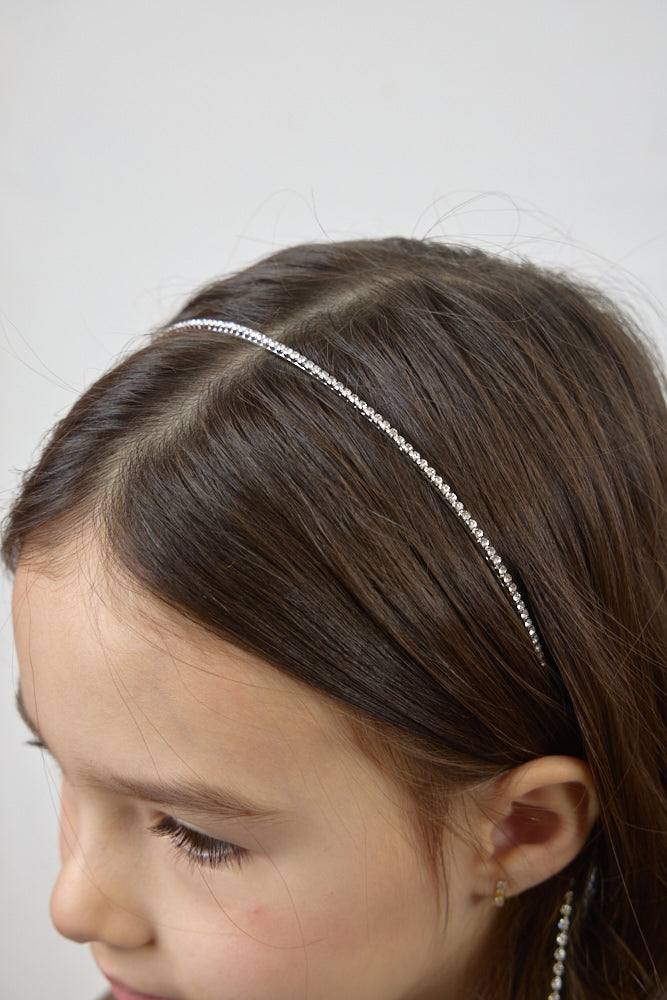 Headband with Beautiful Butterflies, Crystals and Pearls