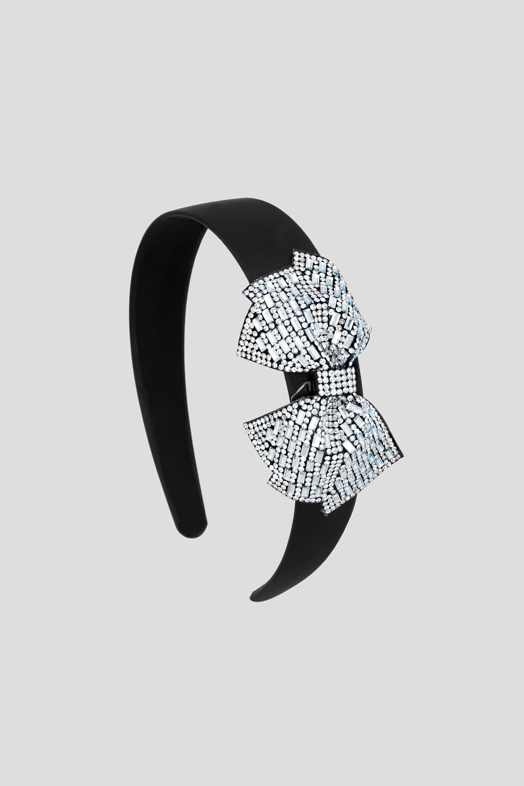 Silver Bow Elegant Headband