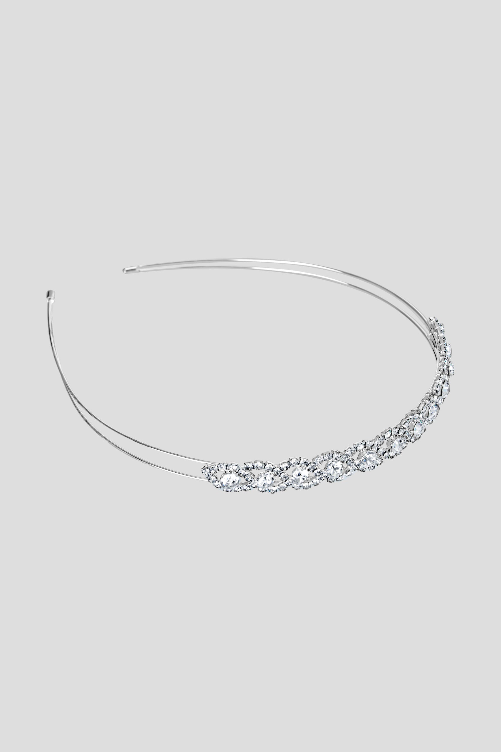 Headband Twisted with Crystals