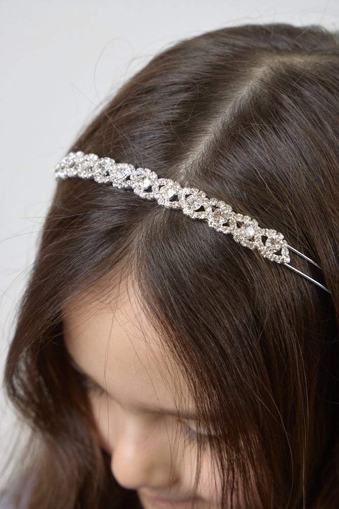 Headband Twisted with Crystals