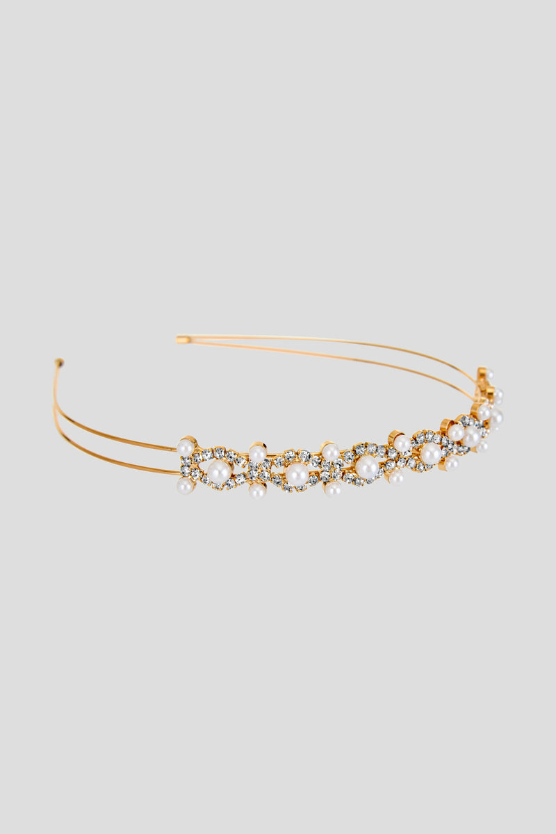 Golden Pearl Headband