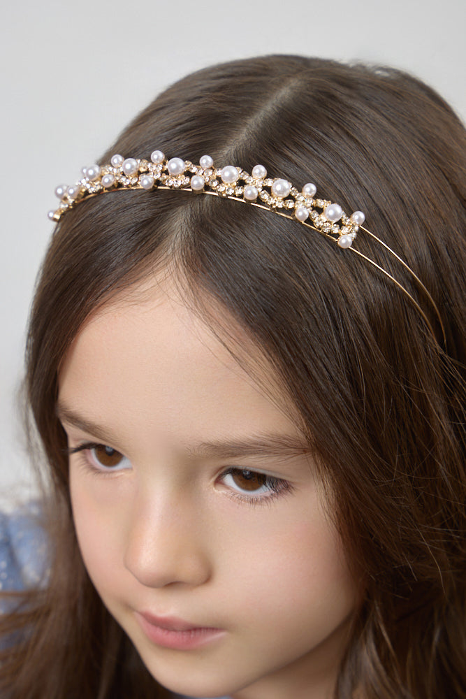 Golden Pearl Headband