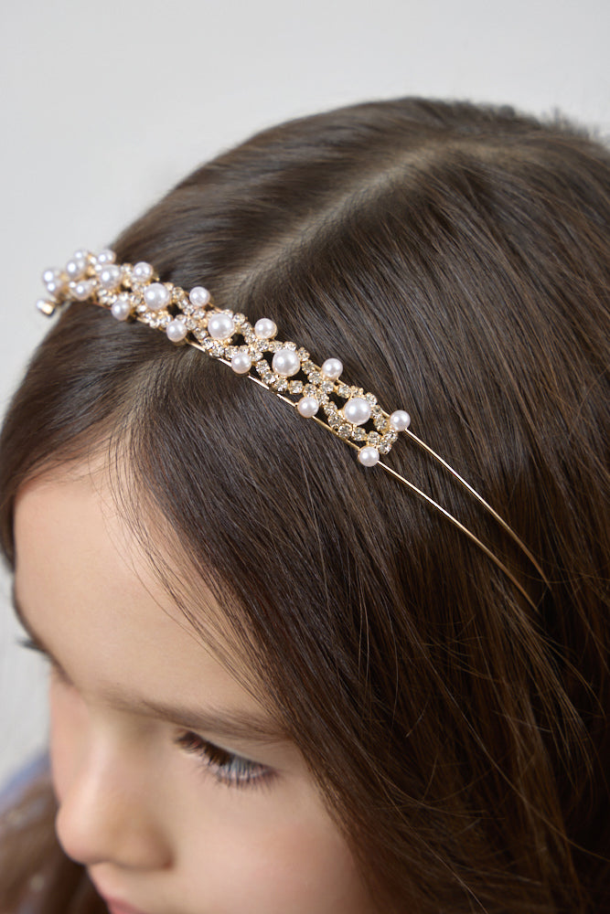 Golden Pearl Headband