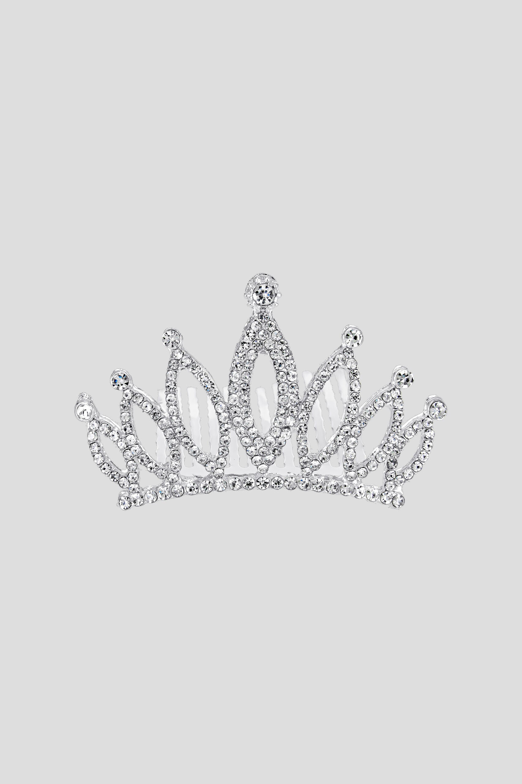 Small Crown Tiara, silver