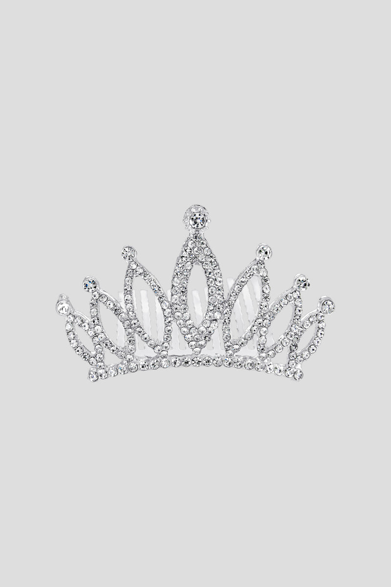 Small Crown Tiara, silver