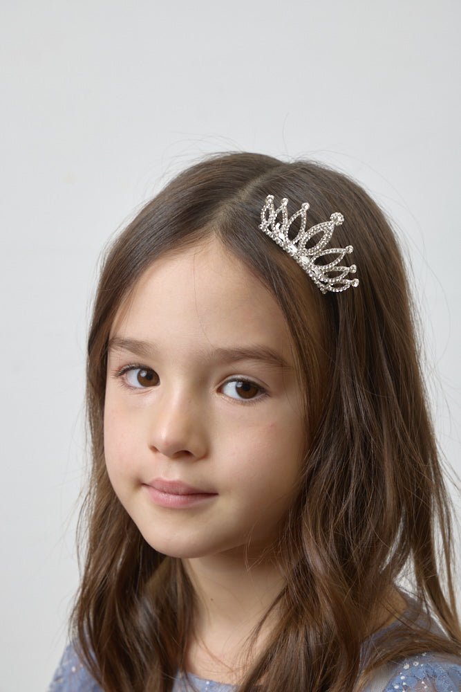 Small Crown Tiara, silver