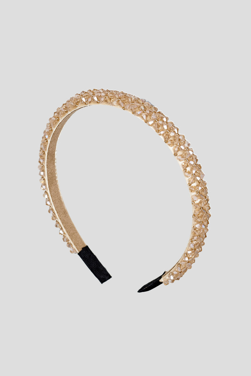 Crystal Headband, gold