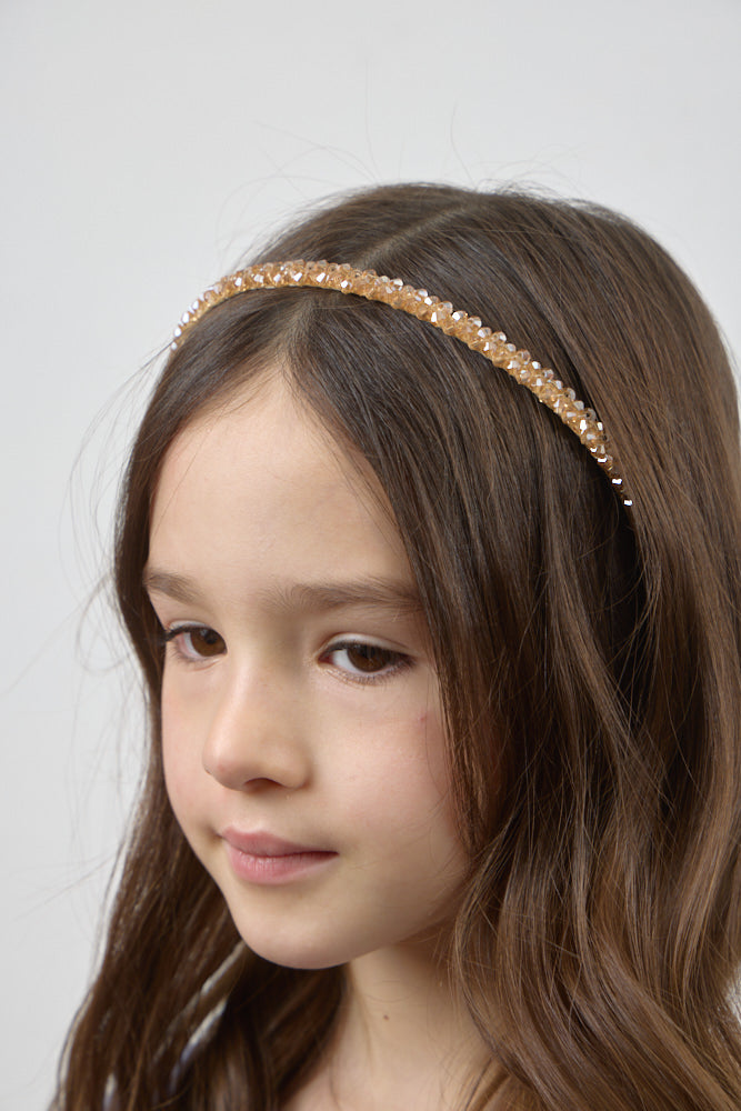 Crystal Headband, gold