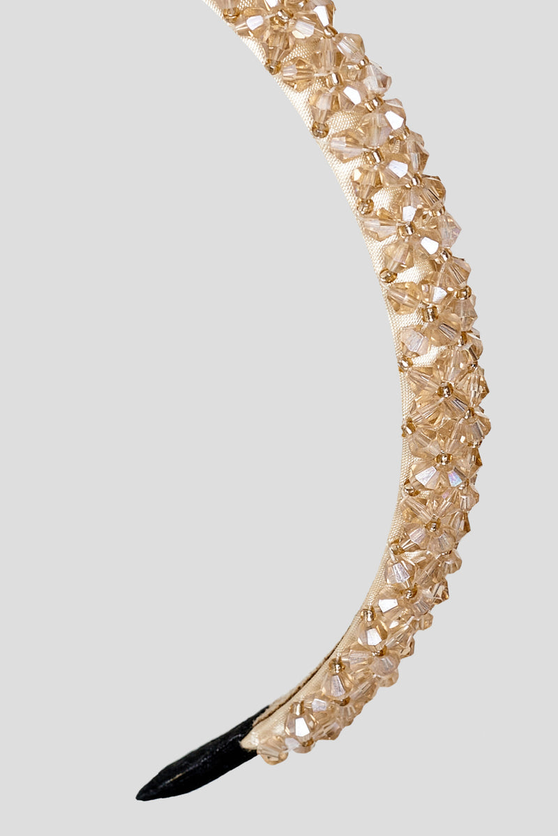 Crystal Headband, gold