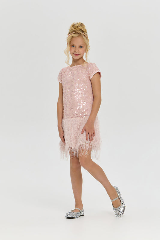 Elegant Sequins Cocktail Dress