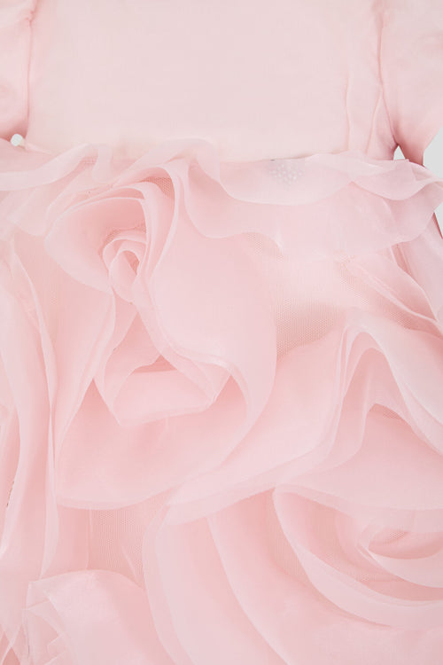 3D Flowers Princess Dress