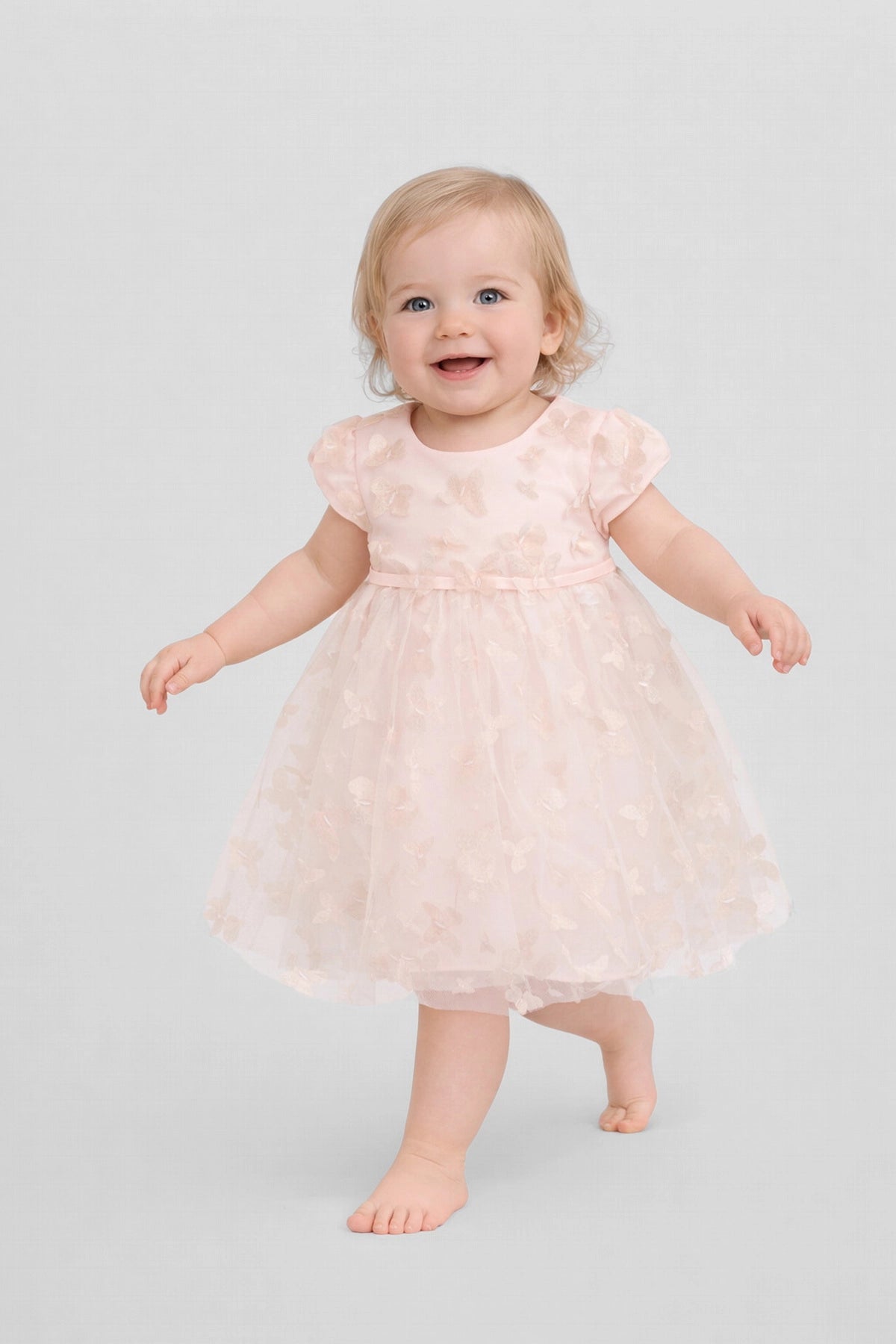 3D Butterfly Tulle Dress