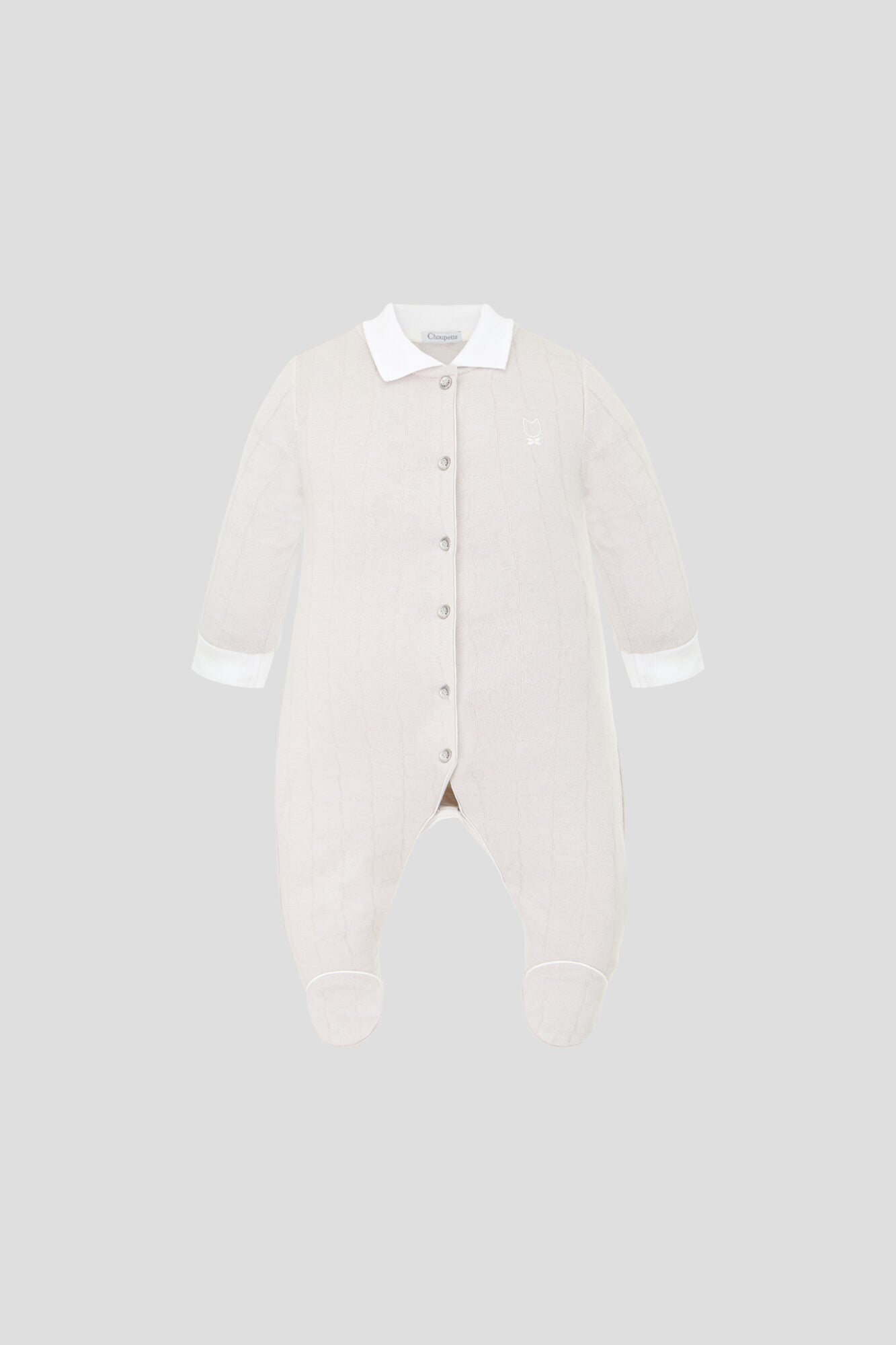 Collar Beige Overall